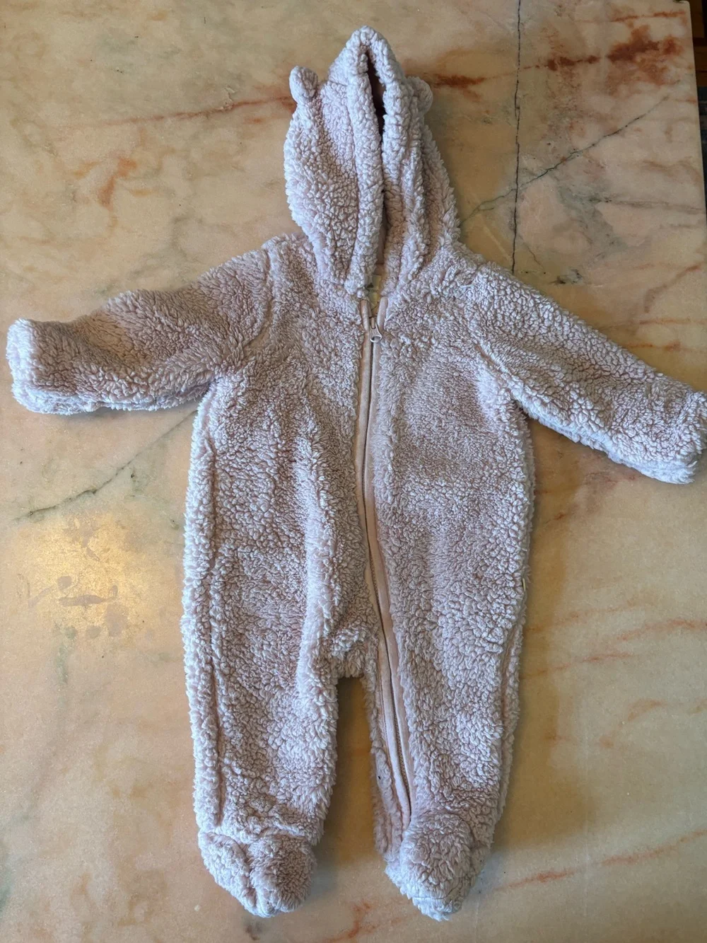 Baby Gap Faux Fur Bear Hooded One-Piece